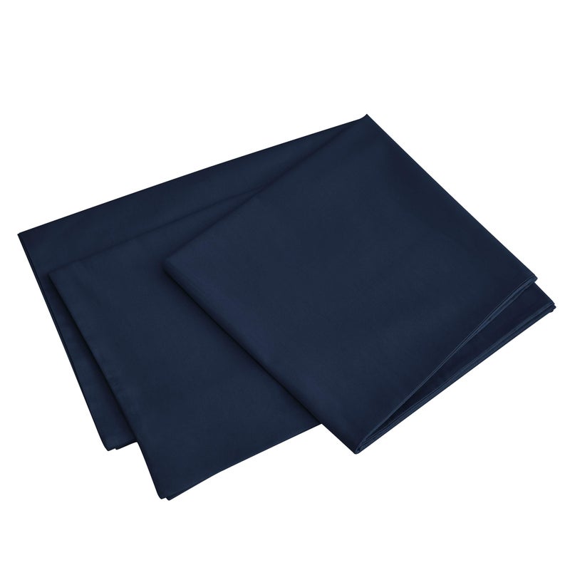Oubonun 100% Cotton Body Pillowcase - 800 Thread Count/21x54, Moisture Absorbent and Breathable, Premium Hotel Body Pillow Cover for All Seasons, Navy Blue - Image 2